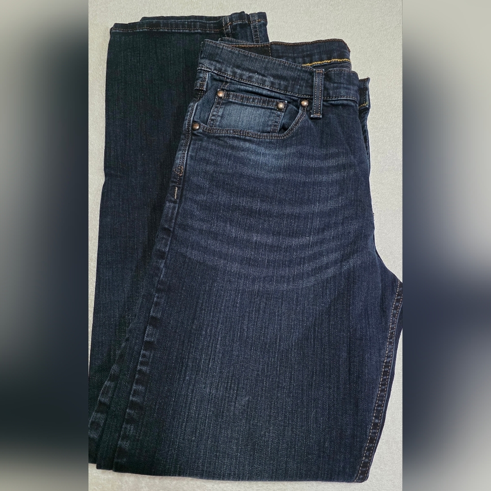 Wrangler Men's Deep Indigo Straight Jeans